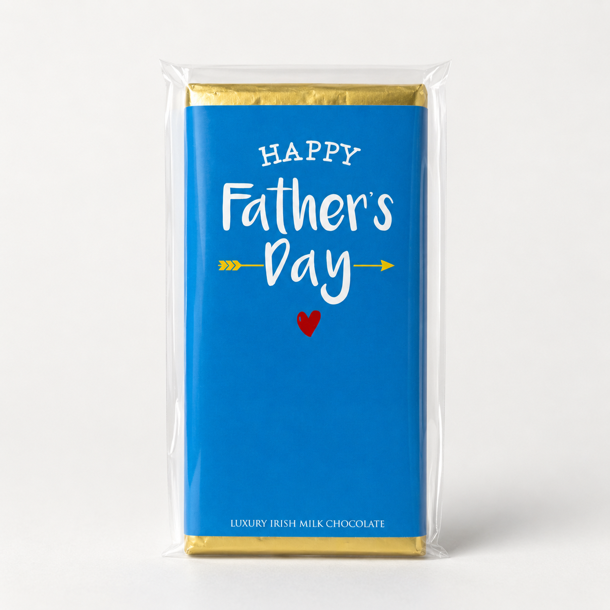 Budskabs chokolade: "HAPPY Fathers Day"