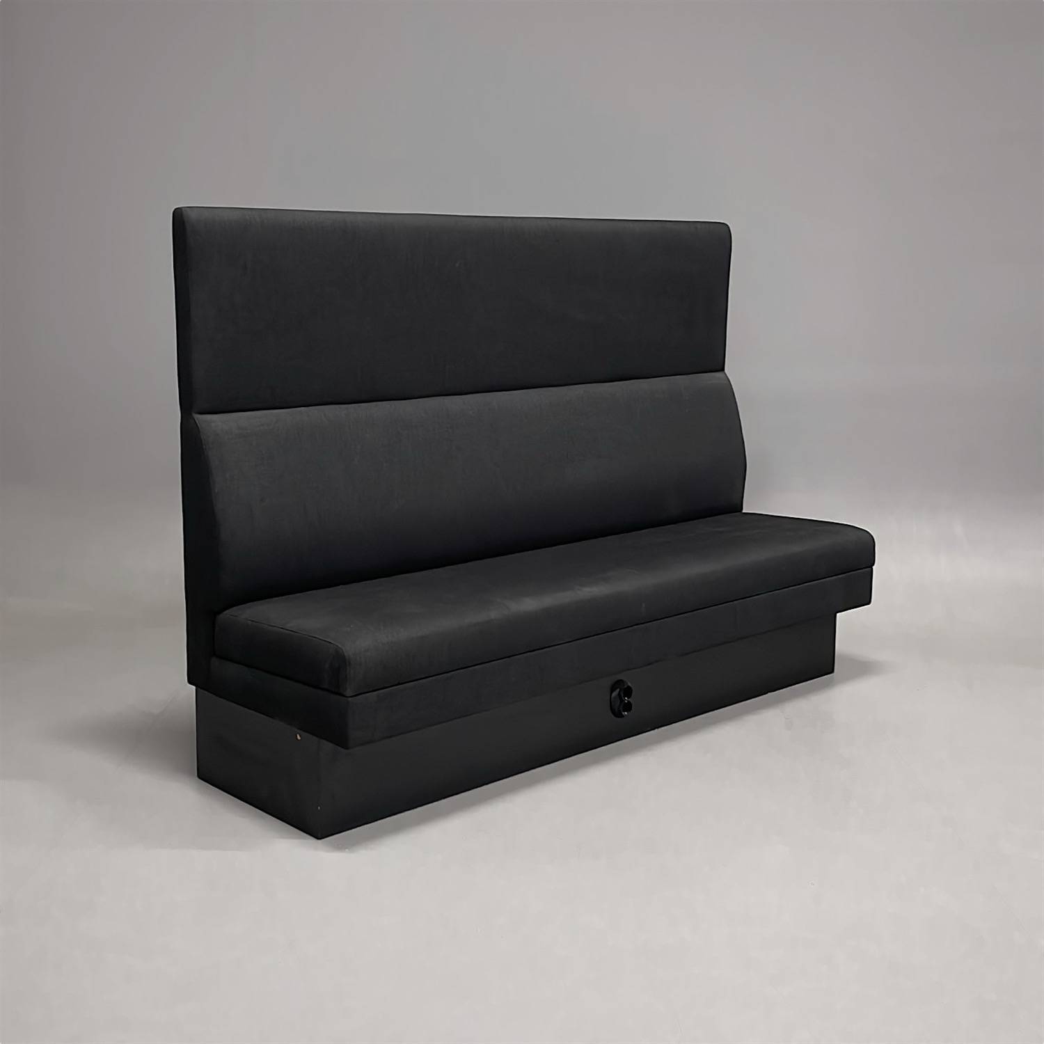 Soffa London med hög rygg - svart