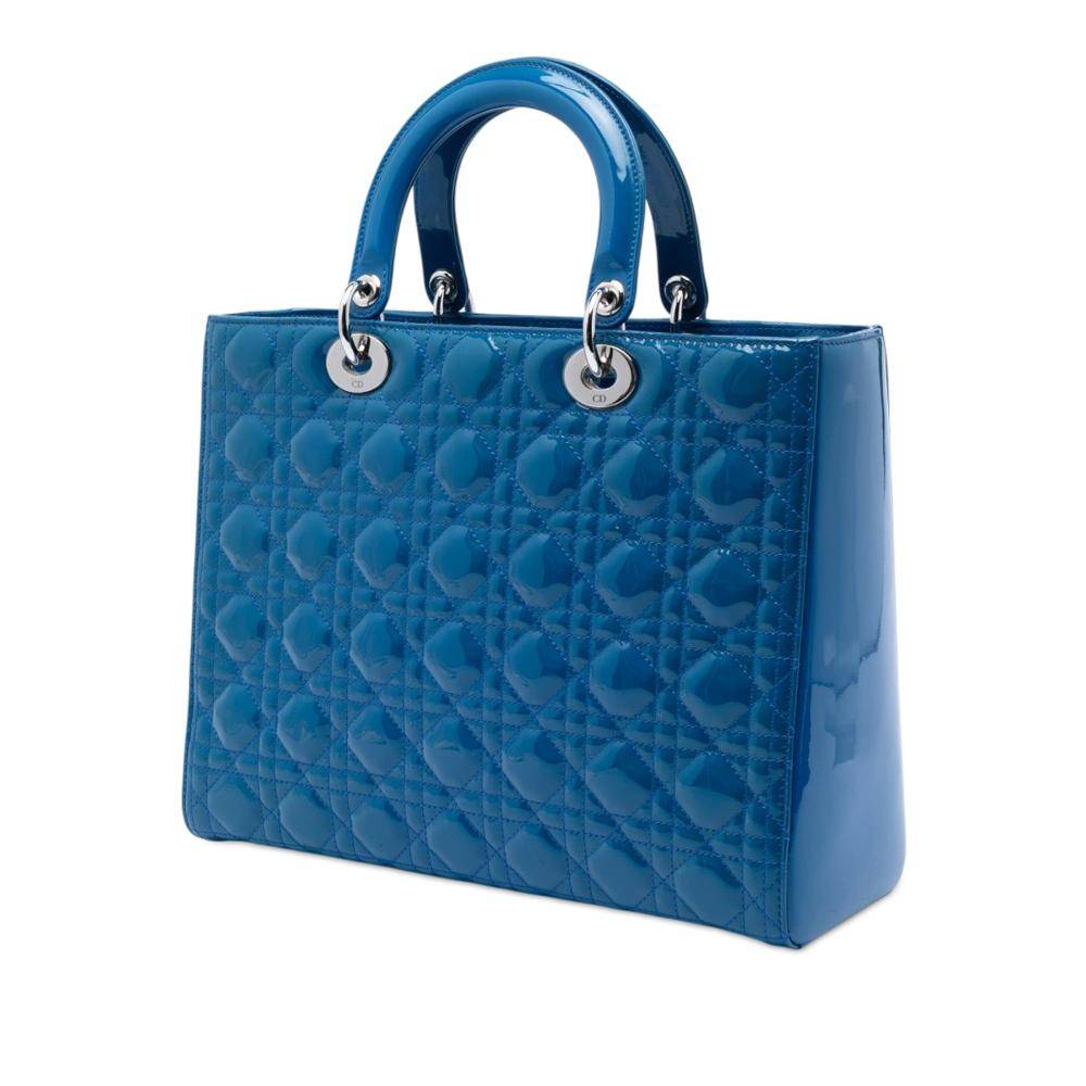 Dior Vintage Dior Lady Dior L 25cm x W 32cm x D 12cm - Håndtasker hos Magasin.