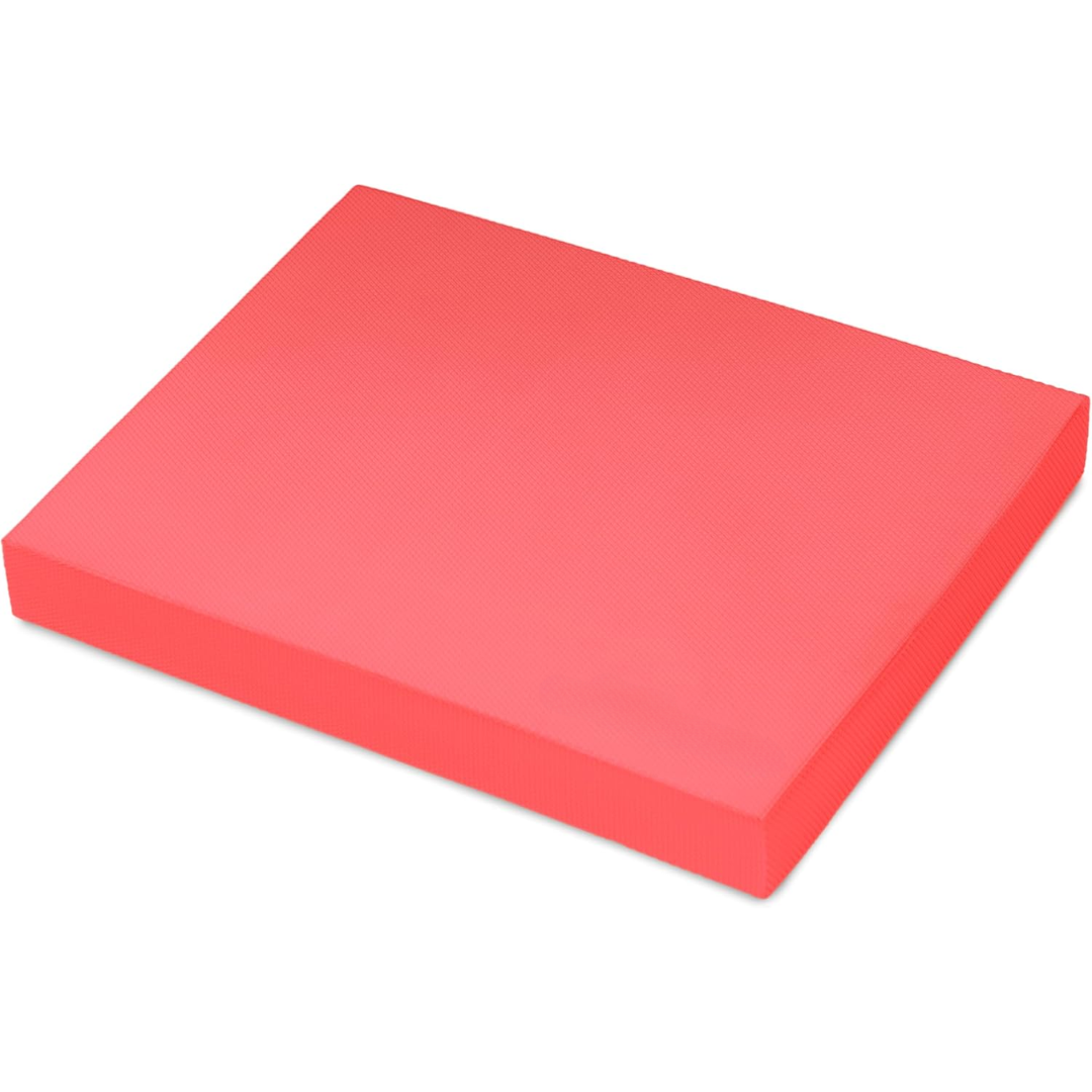 BalancePro – Vadderad Antislipp Madd för Stabil Användning - XL - 47 x 38 cm / Röd