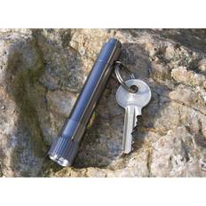 Lommelygte med 1 kraftig LED diode og nøglering metal LED-KEY