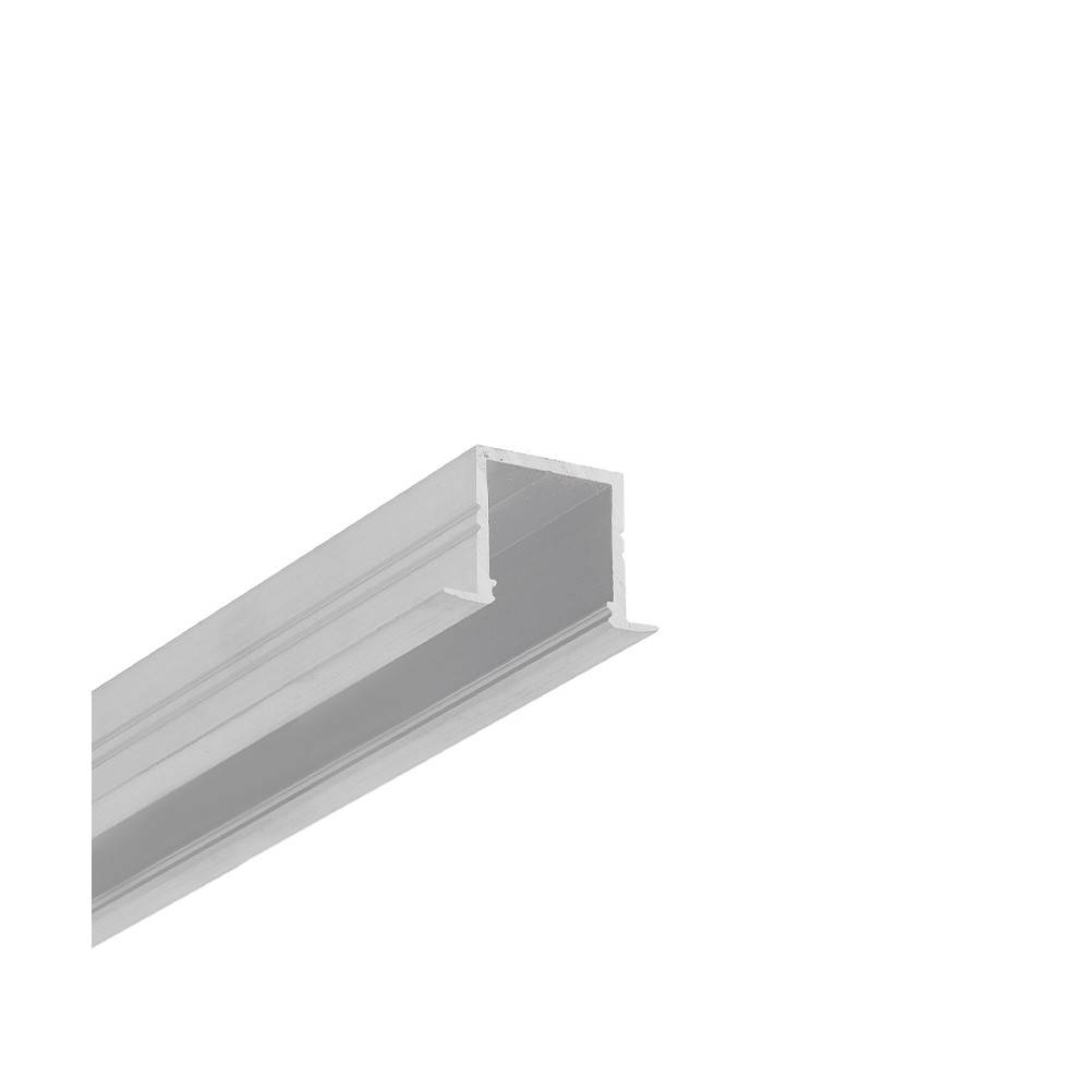 1m aluprofil SMART-IN16 BC3/U4 - Ubehandlet aluminium, indbygget, LED skinne