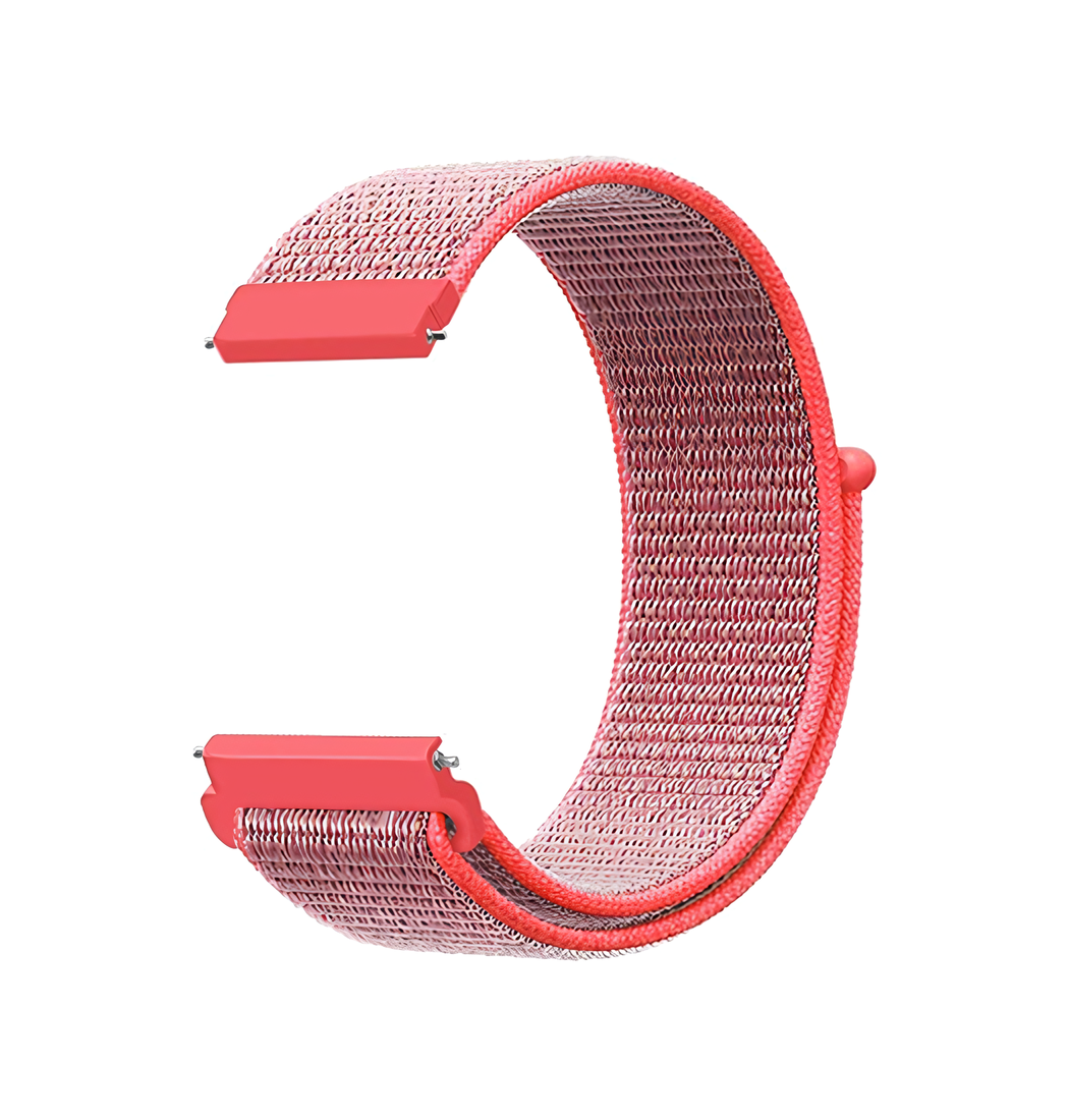 22mm - L'Empiri™ Nylon Velcro Rem - Rød