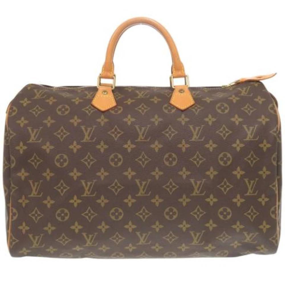 Louis Vuitton Vintage Pre-owned Vintage Monogram Handbag - Vintage - Dame - Brun - ONE SIZE - Læder