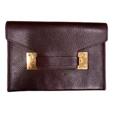 Sophie Hulme Leather clutch bag