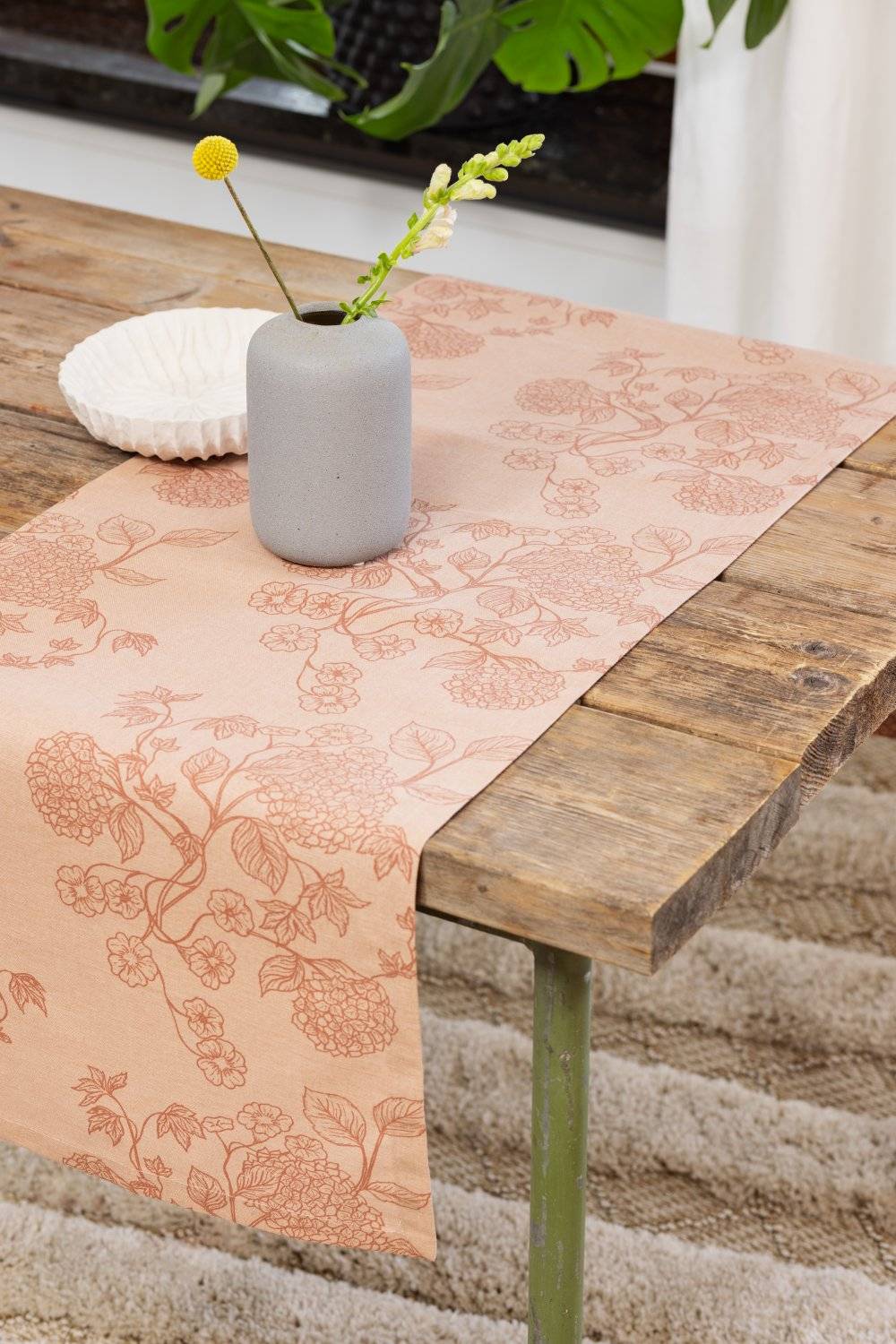 Bordslöpare - Löpare Minna (rosa) (Storlek: 40 x 140)