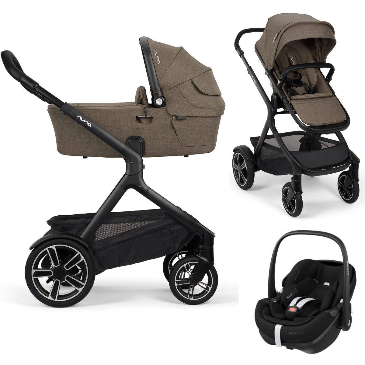 Nuna DEMI Next Pram Set 3-in-1 incl. Maxi Cosi Pebble 360 Pro 2 i-Size - Pistachio