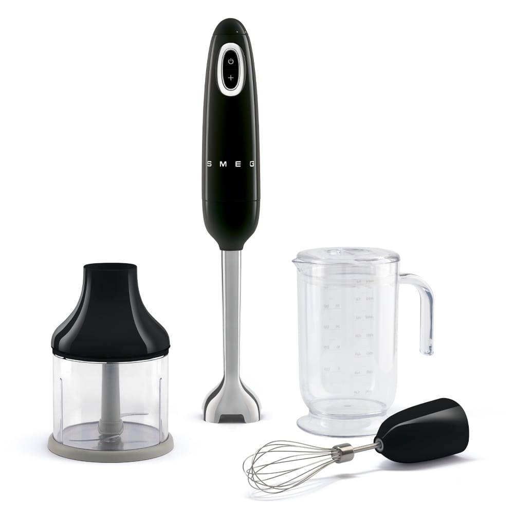 Stavmixer med tillbehör 50's Style Black