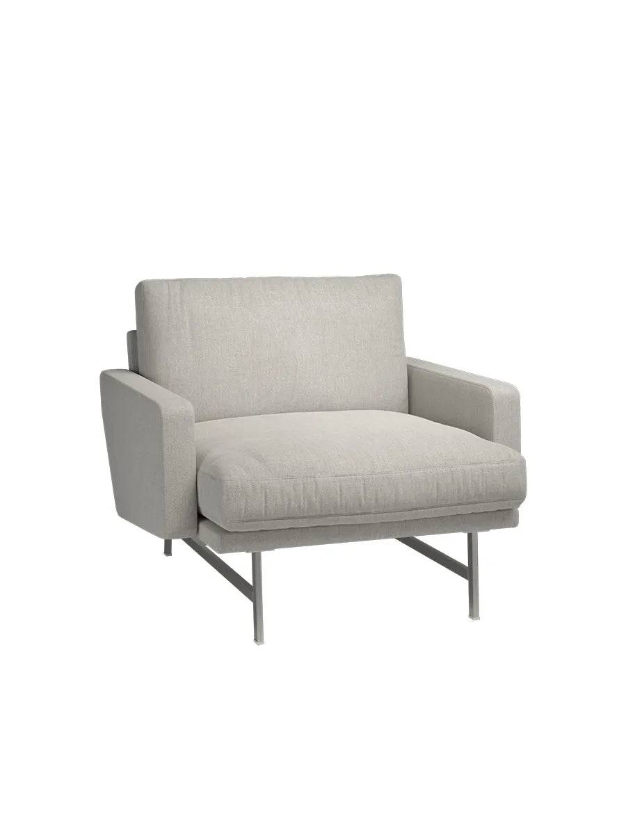 Lissoni PL111S Lounge Chair, Clay 012 fra Fritz Hansen - Jacobsen Plus