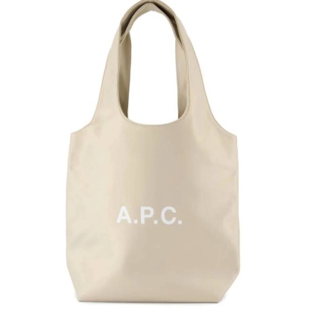A.P.C. Ninon Small Tote - Tasker - Dame - Beige - ONE SIZE - Uld