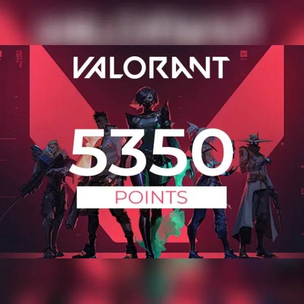 VALORANT Gift Card - 5350 Valorant Points Key - GLOBAL