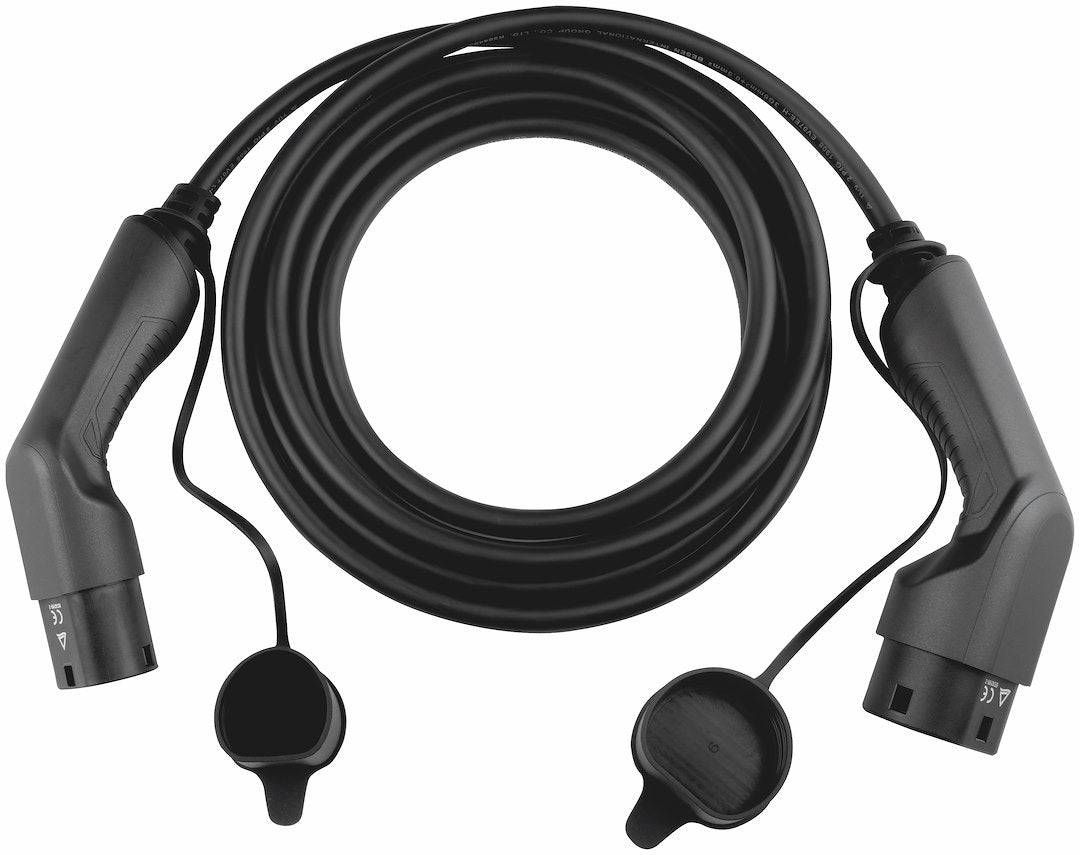 Ladekabel 5 meter med stik T2-T2 16A/11kW 3 Faser