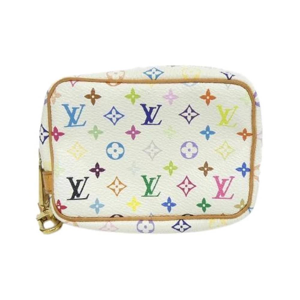 Louis Vuitton Vintage Pre-owned Canvas Clutch - Vintage - Dame - Hvid - ONE SIZE -
