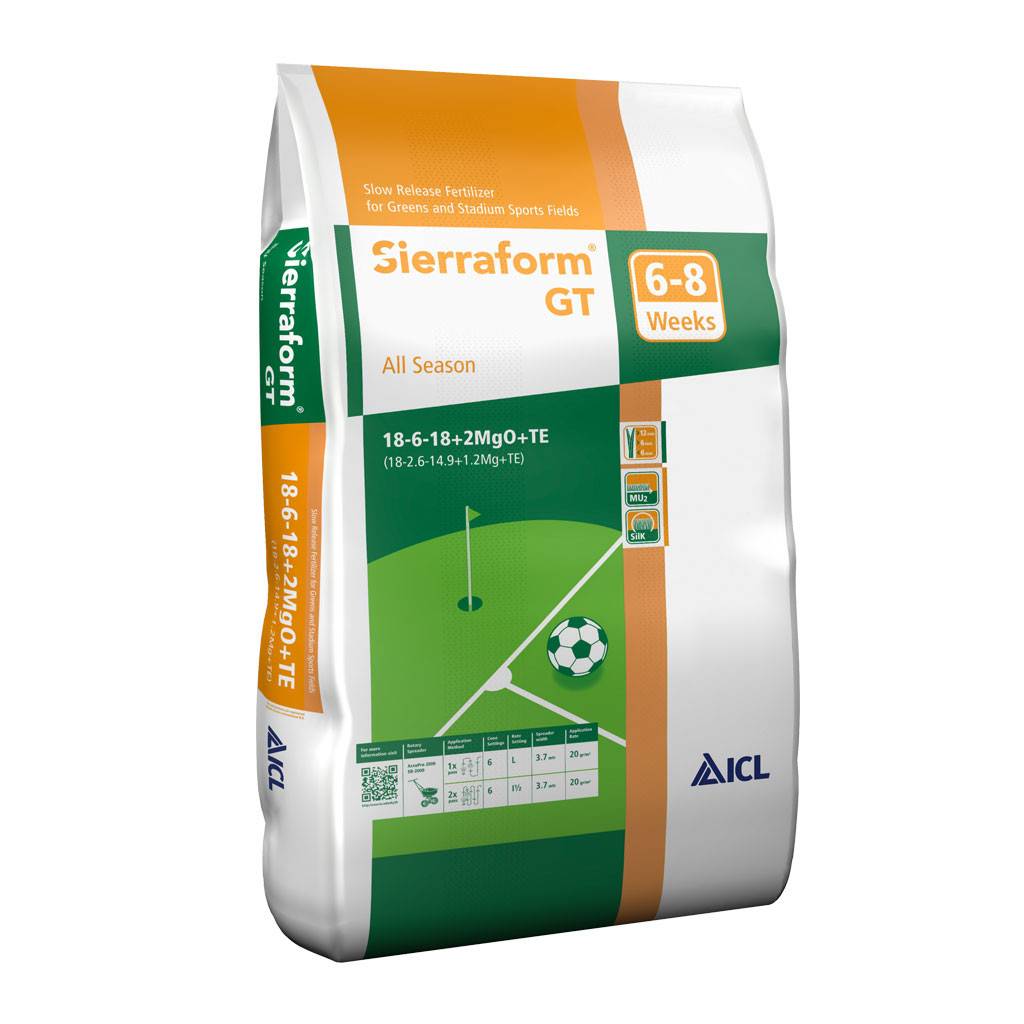 Gødning ICL Sierraform GT 18-6-18 All Season 20 kg.