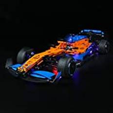 Brick Shine Light kit för LEGO® McLaren Formula 1 racerbil 42141 (Lego Set ingår inte) (Klassisk)