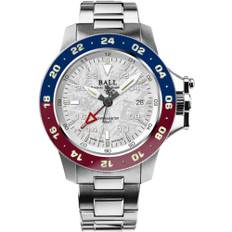 BALL Engineer Hydrocarbon AeroGMT II Meteorite Dial Stainless Steel Strap Men's Watch DG2118C-S20C-MSL