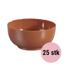 25 stk. Dessertglas - Bowl Brun 120ml