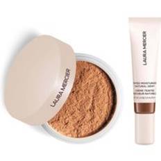 Laura Mercier Mini Translucent Loose Setting Powder Ultra Blur and Travel Size Tinted Moisturiser Dewy Duo (various shades) - 5N Clay