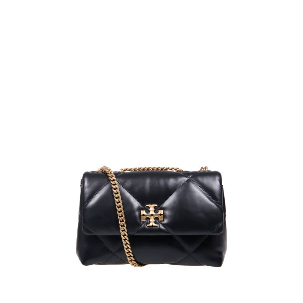 Tory Burch Diamant Quiltet Konvertibel Skuldertaske - Tasker - Dame - Sort - ONE SIZE - Uld