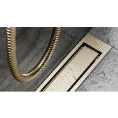 Unidrain Highline ramme - Børstet messing - 900/10 mm