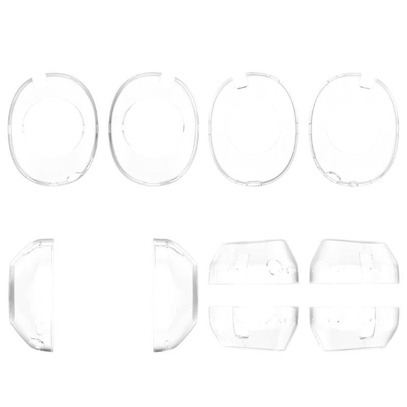 Hörlursfodral för WH-1000XM6 Öronproppar TPU Skyddsfodral Hörlurar Yttre Skal Skyddshylsa transparent rosa färg