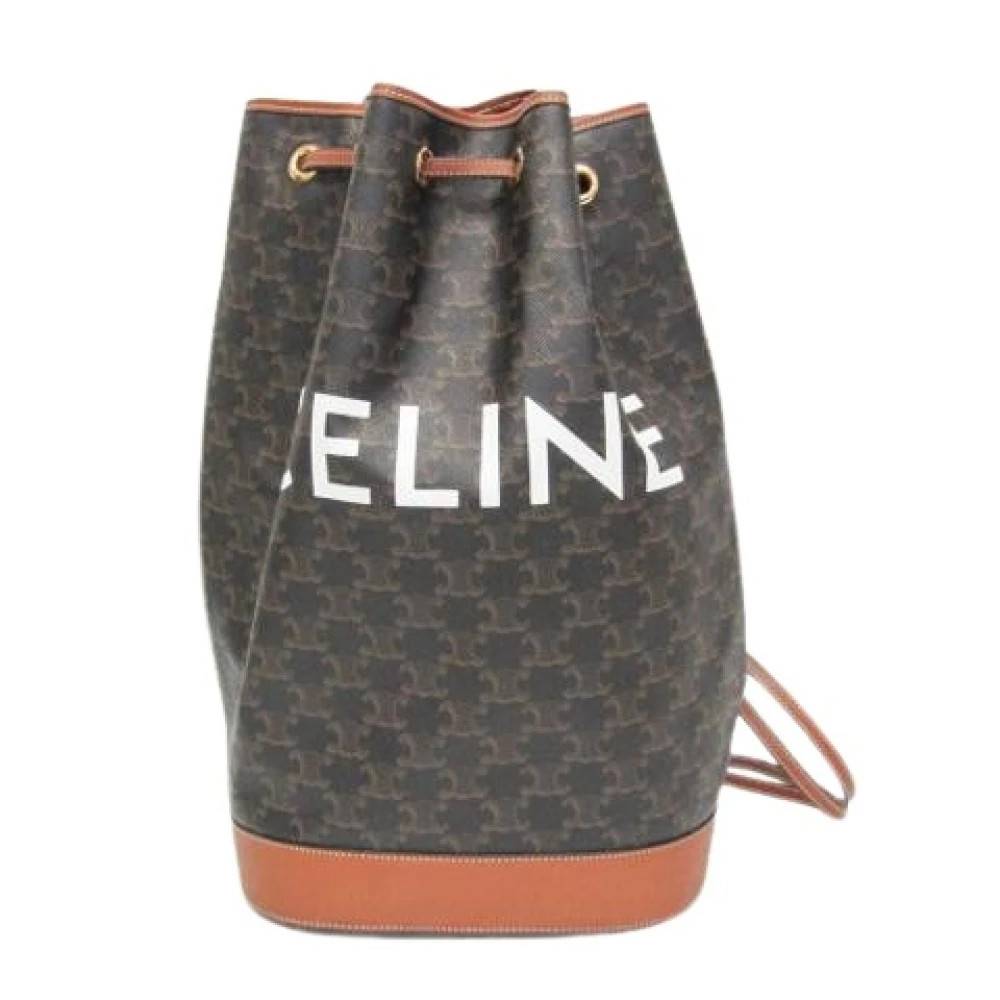 Celine Vintage Pre-owned Triomphe Medium Sailor Bag - Vintage - Dame - Brun - ONE SIZE - Uld