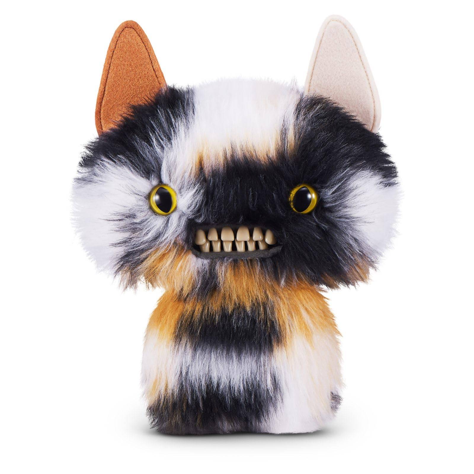 Fuggler Butt Ugly Pets Cheesy Winged Bat Calico Cat Plush Toy Authentic - (15731K)