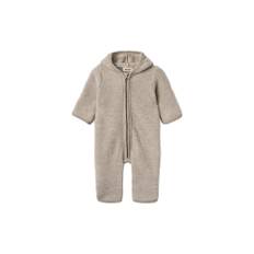 Wool Fleece Suit Ata, Khaki Melange