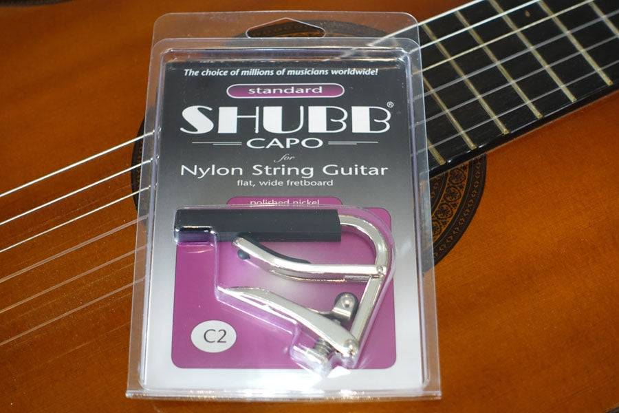 Shubb C2 Capo til klassisk / spansk guitar