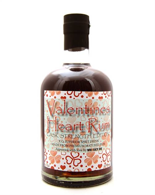 Valentines Heart Rum Edition No. 3 Cask Strength Edition XO Superior Spirit Drink Rum 60%