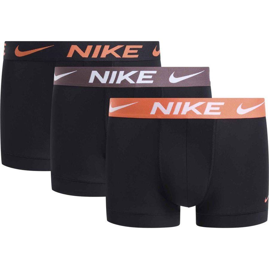 Nike Kalsonger Essential Micro Dri-fit 3-pack - Svart/orange/lila/guld - ['Svart'] (X-Small)