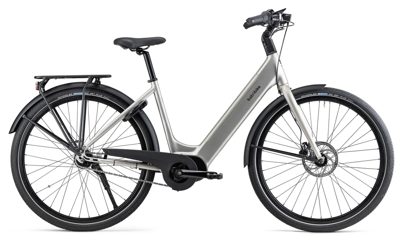 Batribike Pro E2 Centermotor - Mineral Grey - standard / 374 Wh - 48 Cm Elcykel Dame - Grå