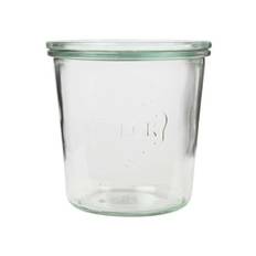 Weck glas med låg 290 ml. Ø 8 x 9 cm fra Speedtsberg