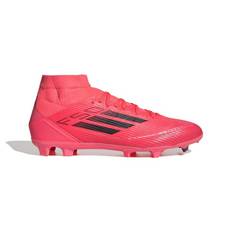 adidas F50 League Mid FG/AG Vivid Horizon - Rød/Sort/Sølv