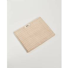 Tekla Organic Terry Bath Towel Ivory Stripe