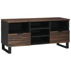 TV-bänk 100x33.5x46 cm Massivt trä Mango & Konstruerat trä