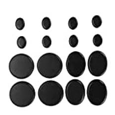 16st Black Hot Massage sten Set Face och Body Spa stone massage Body smärtlindring muskelavslappning