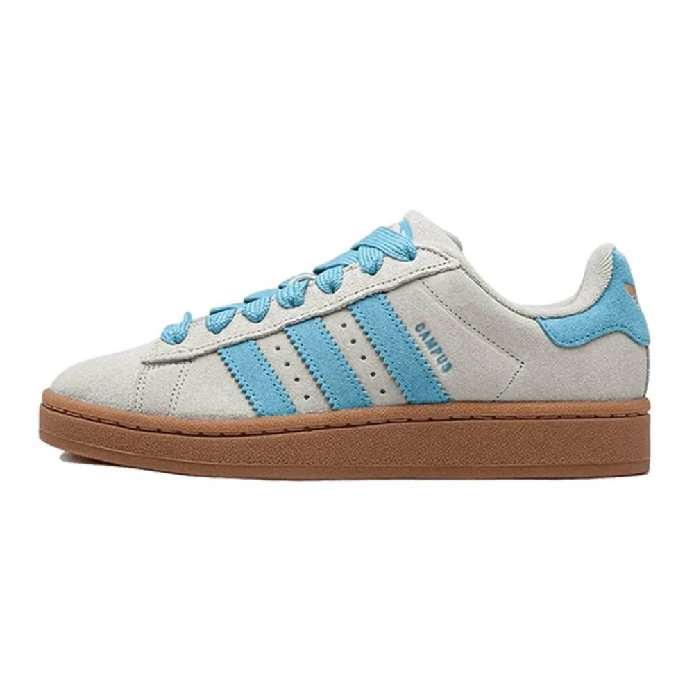 Adidas - Grå Blå Preloved Campus Sneakers Träning - Herr - 43 1/3 EU - Mocka