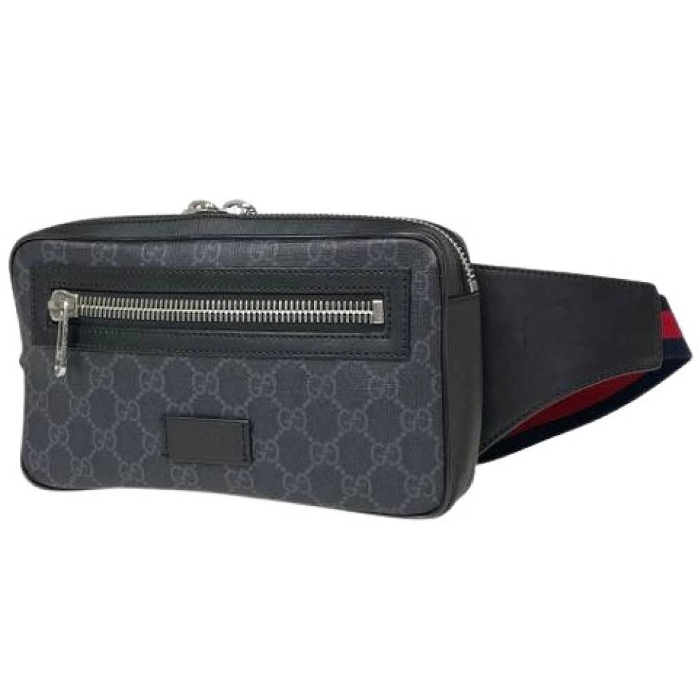 Gucci Vintage Pre-owned Canvas gucci-tasker - Vintage - Herre - Sort - ONE SIZE -
