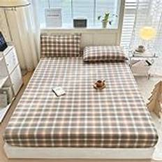 Påslakan i siden satin med örngott Jade Dubbel 1,5m säng,sängset Lättskött Mjukt påslakanset för vuxna sovrum 200 * 230cm 4ST