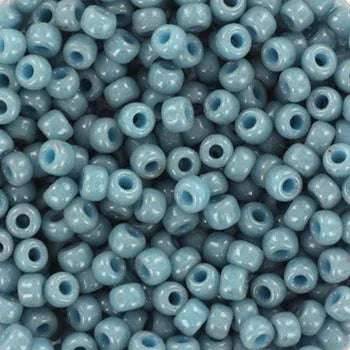 Miyuki Seed Beads - Duracoat Opaque Moody Blue 8/0, 10 gram