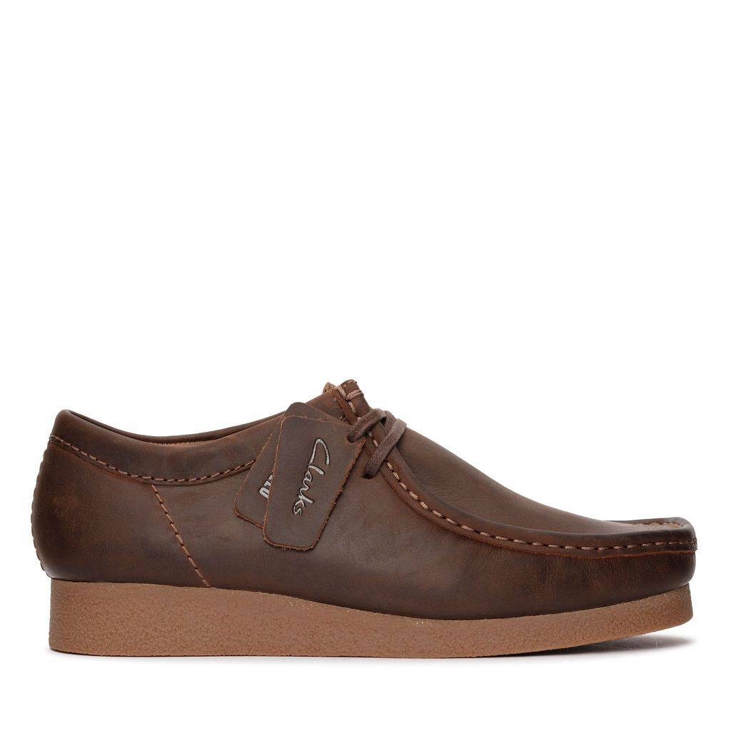 Clarks Wallabee EVO - bivoksbehandlet læder - 44 / Brun