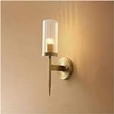 Wall Lamps Compatible with Living Room Simple Light Luxury All Copper Wall Lamp 2-Light Wall Sconce Lighting Indoor Wall-mounted Lighting Fixture Lamps Compatible with Bedroom Living Room Aisle Wall S