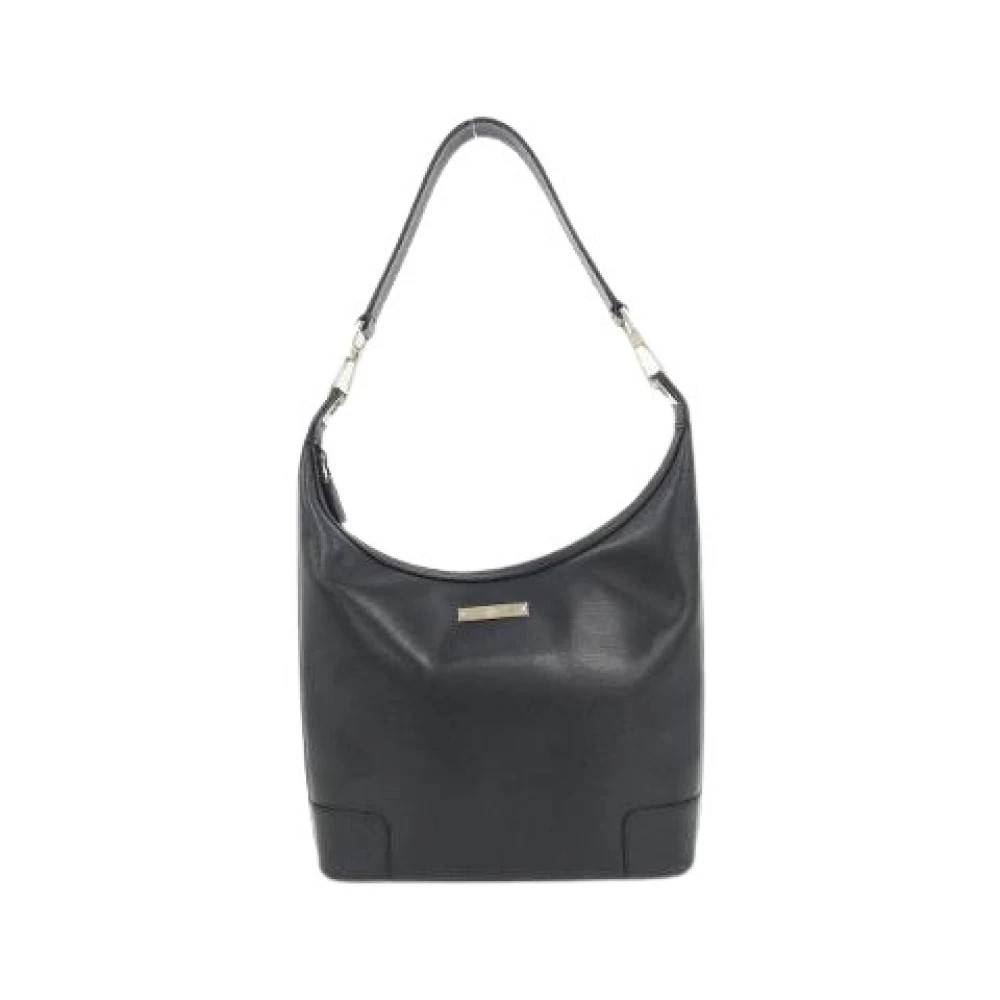 Gucci Vintage Pre-owned Læder Skuldertaske - Vintage - Dame - Sort - ONE SIZE - Uld