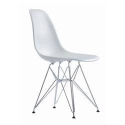 VITRA EAMES DSR STOLE, HVID