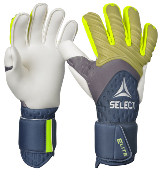 Select 93 Elite V26 Målmandshandsker til voksne - Mørkeblp/Gul/Hvid-8.