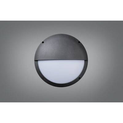 Ragner Halvskærm 13.5W LED on-off CCT 3000-3500-4000K med mikrobølgesensor, IP65