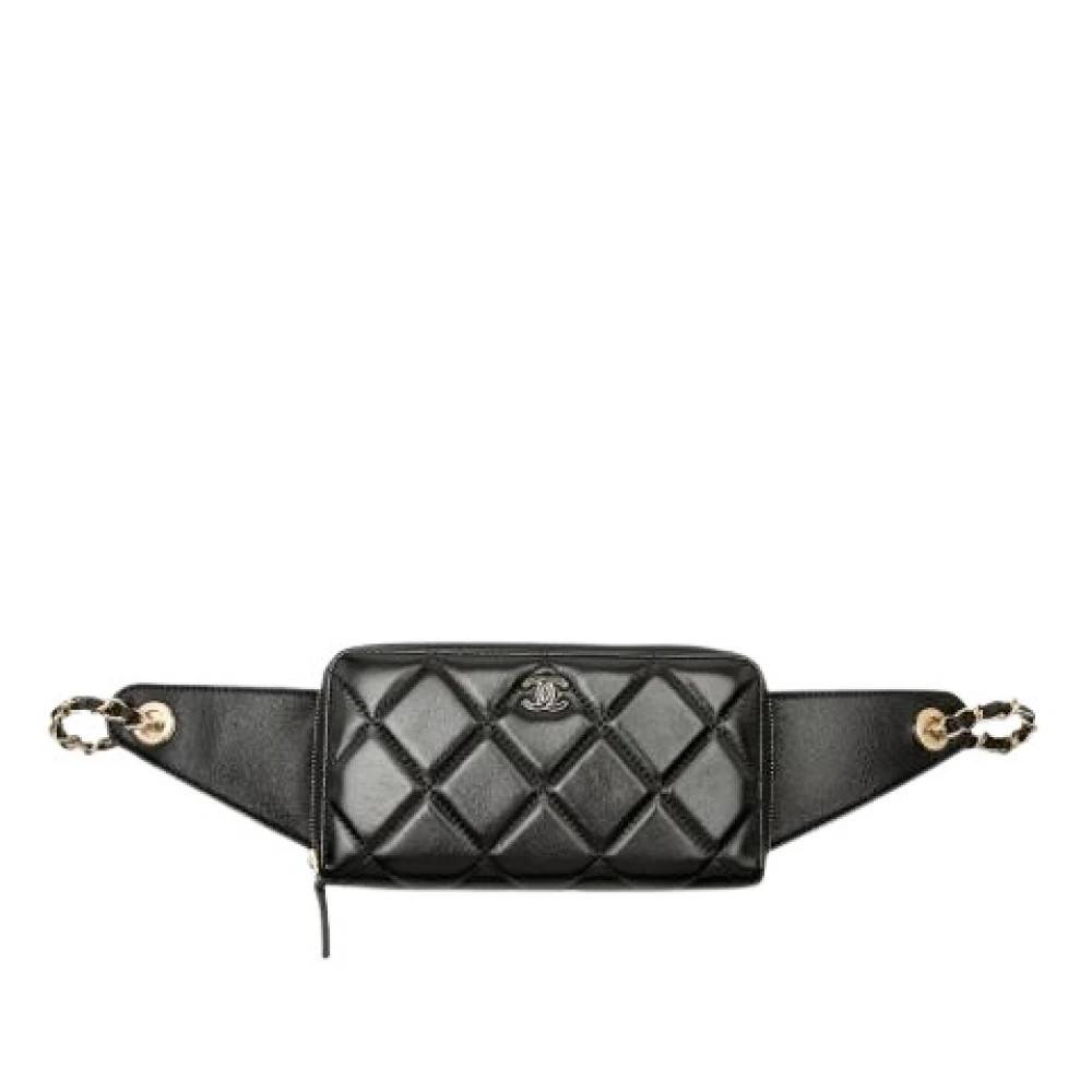 Chanel Vintage - Pre-owned Midjeväska med kedja Vintage - Dam - ONE Size - Läder