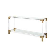 Royalton konsolbord Mässing - Guld (150 x 40 x H. 75 cm 59.06" x 15.75" x 29.53" H)
