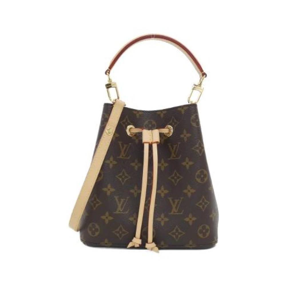 Louis Vuitton Vintage Pre-owned Neo Noe BB Monogram Coated Canvas Skuldertaske - Vintage - Dame - Brun - ONE SIZE - Uld